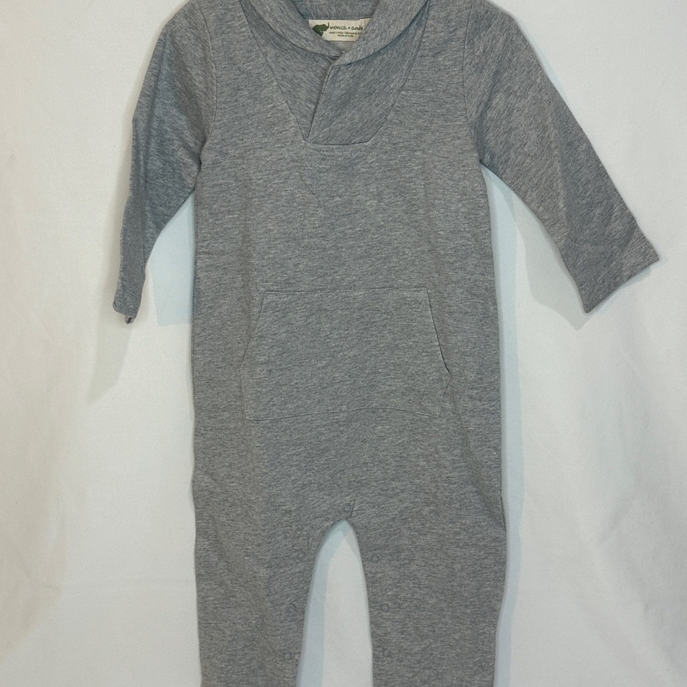 Cozy Gray Toddler Sweatshirt Romper
